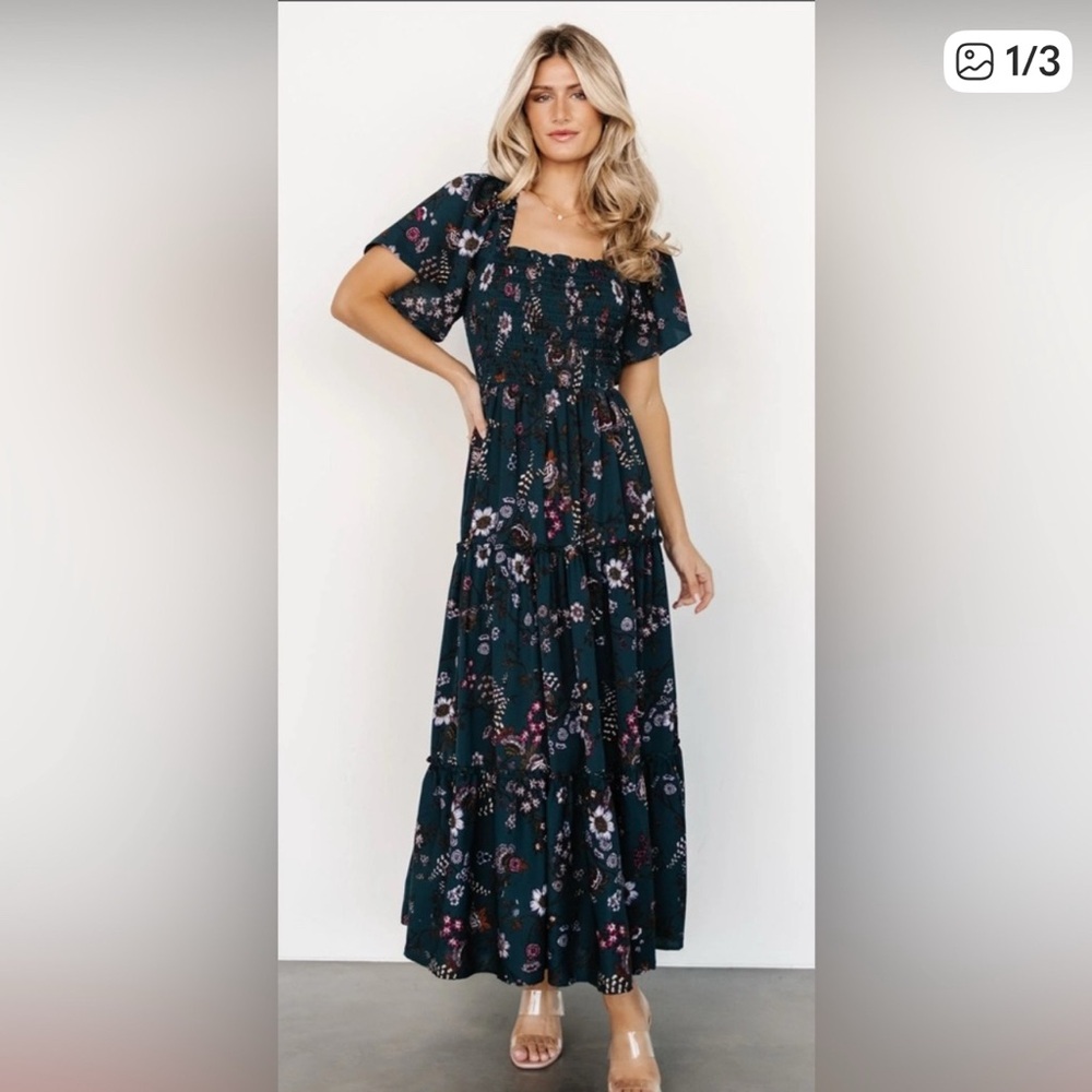 Baltic Born Floral Green Dress